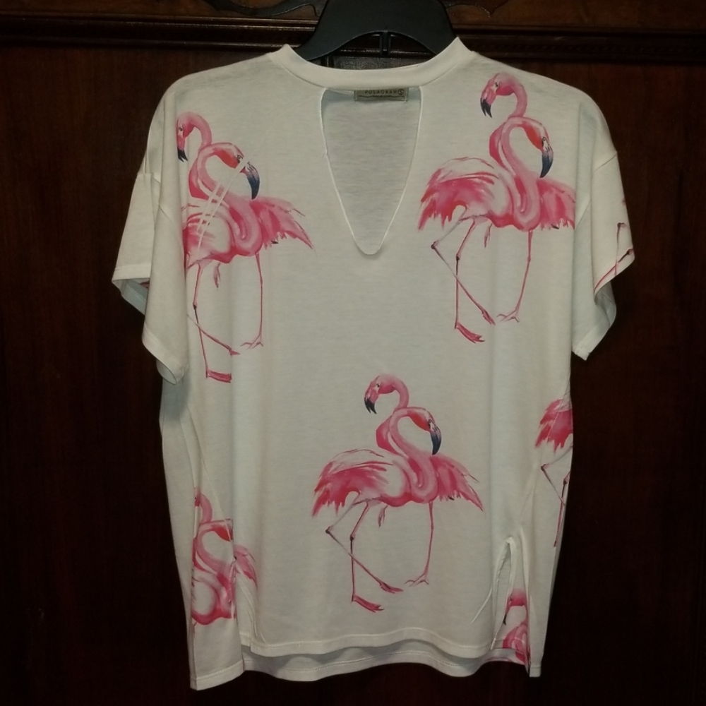 Small Flamingo Top